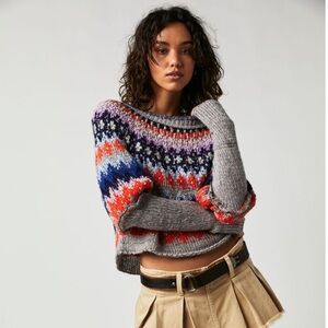 🔸NWOT🔸Free People Home for the Holidays Sweater
